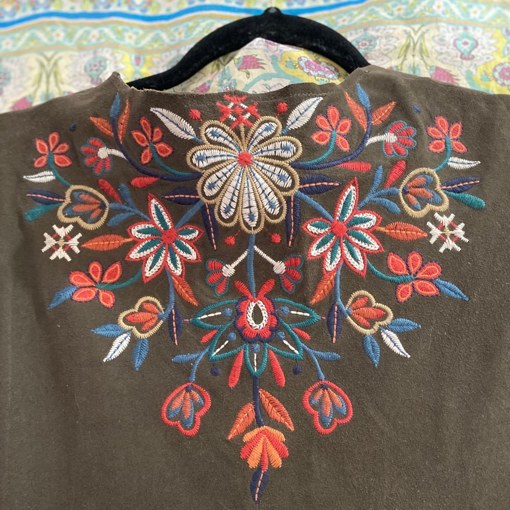Johnny Was Lailani Suede Coat